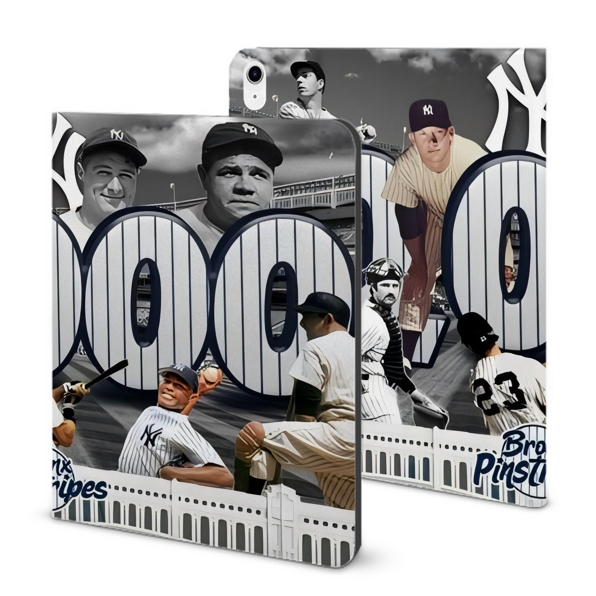 New York Yankees 357 IPad Case Without Pencil Slot – Book-Style Cover With PU Leather & TPU – Slim, Durable, Scratch-Resistant, Full Protection & Easy Access